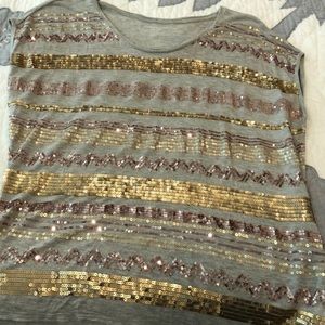 Coldwater Creek sleeveless tank with sequins